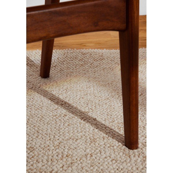 Кремав килим подходящ за пране 200x290 cm Rocco Cream – Elle Decoration-image-4