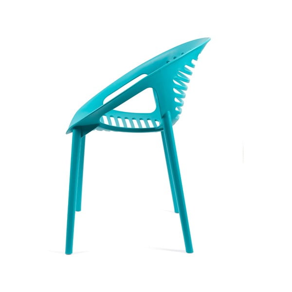 Тюркоазен пластмасов градински стол Joanna - Bonami Selection-image-2