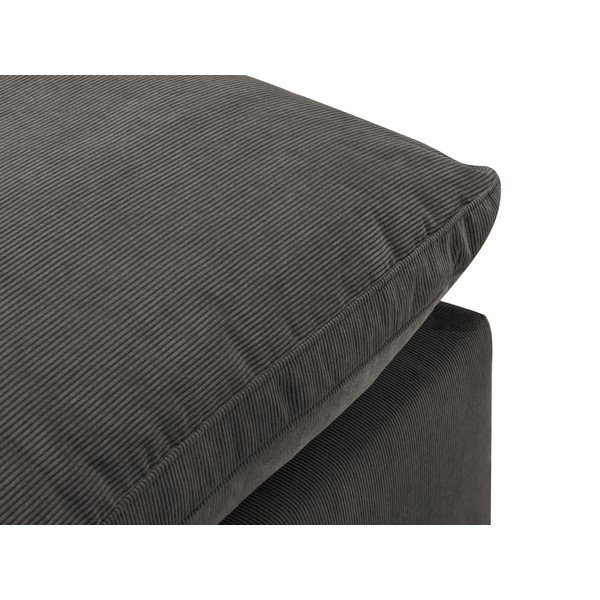 Тъмнокафява средна част на модулен диван от велур Galaxy - Windsor & Co Sofas-image-4