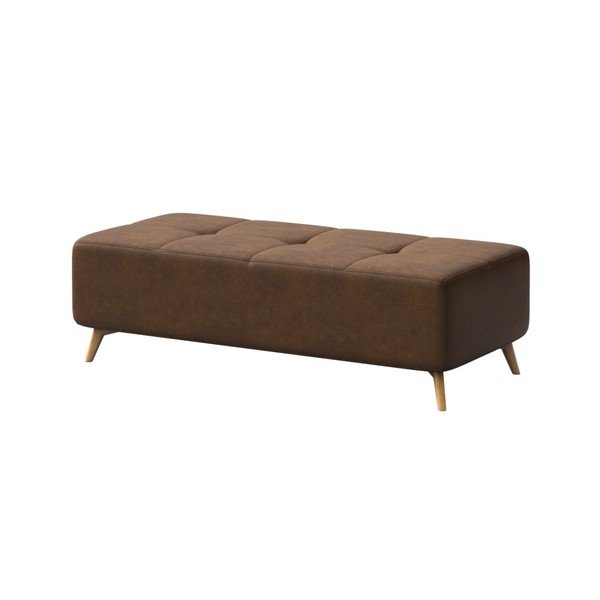 Кафява табуретка за крака Toro - MESONICA-image-2