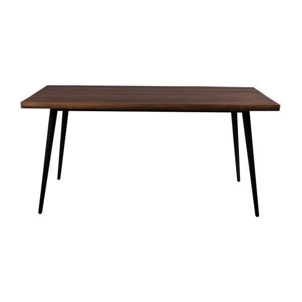 Трапезна маса с черни стоманени крака Земя, 160 x 90 cm Alagon - Dutchbone