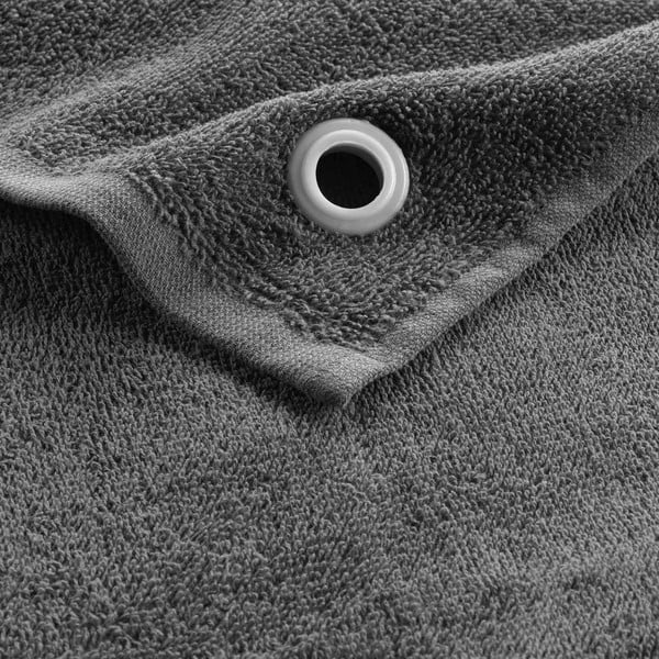 Антрацитна памучна кърпа от тери 50x50 cm Cuistot – douceur d'intérieur-image-2