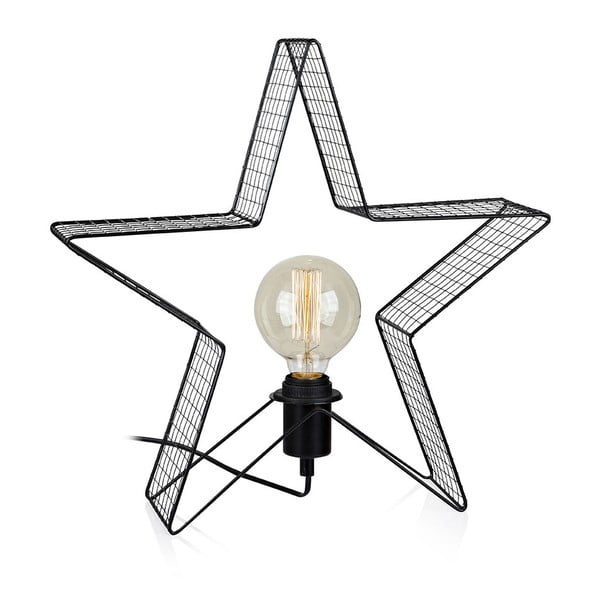 Svítící LED dekorace Markslöjd Holber Star Black