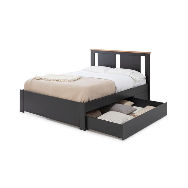 Антрацитно сиво чекмедже 137 x 147 cm Enara - Marckeric-image-4