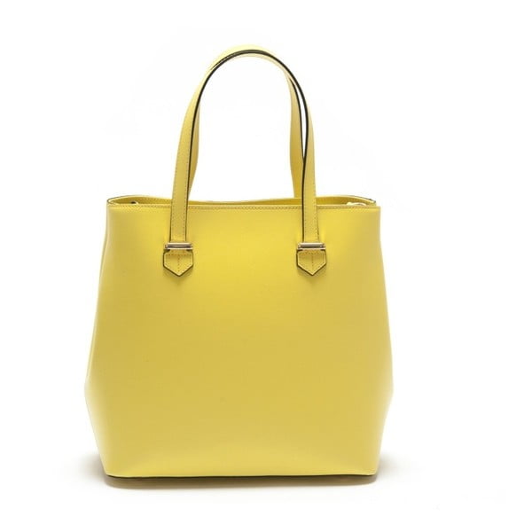 Žlutá kožená kabelka Isabella Rhea Iona