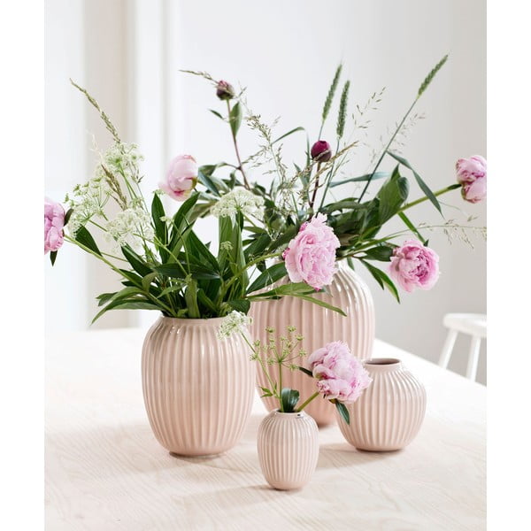 Светлорозова керамична ваза Hammershoi, ⌀ 8,5 cm Hammershøi - Kähler Design-image-1