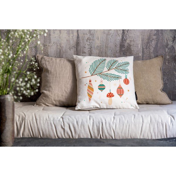Декоративни възглавници в комплект 2 бр. с коледни мотиви 45x45 cm Christmas Ornaments – Butter Kings-image-1