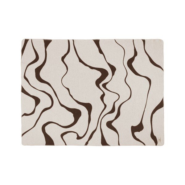 Кафяво/кремаво одеяло 150x200 cm Felu – noo.ma-image-4