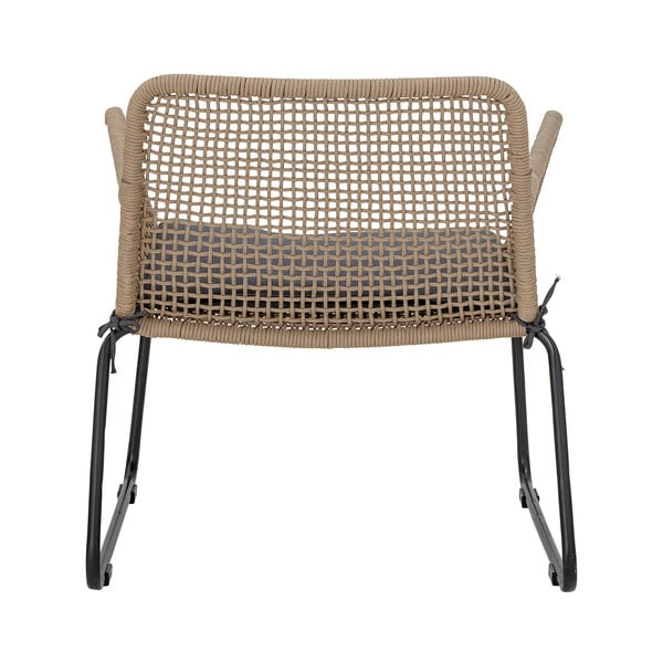 Градински фотьойл в сиво и бежово Mundo – Bloomingville-image-3