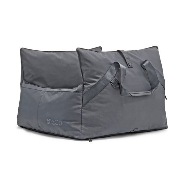 Тъмносива чанта за транспортиране за куче 50x50 cm Viaggio Asphalt – MiaCara