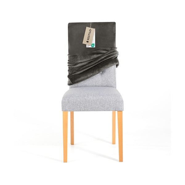 Сиви ластични покривала за стол в комплект от 4 бр. 48 cm Sento – Restilo-image-4