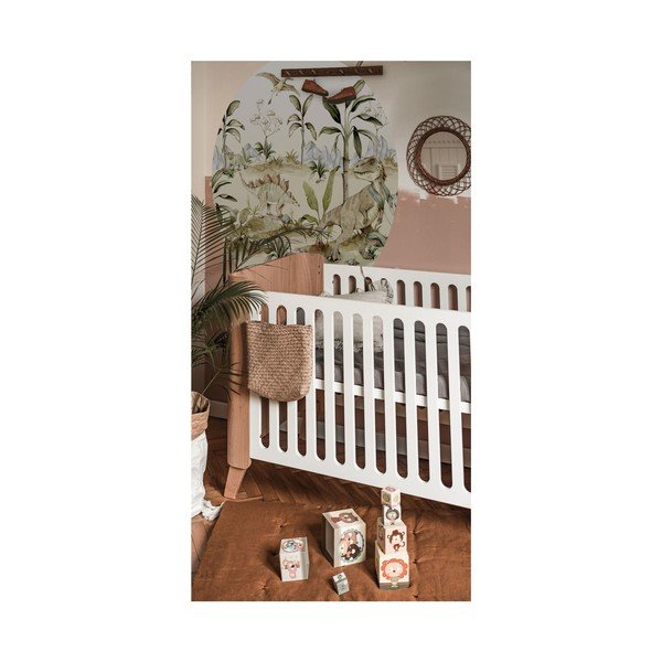 Детски стикер за стена , ø 150 cm Dino World in a Circle - Dekornik-image-1