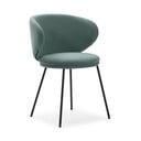 Зелени тапицирани трапезни столове в комплект 2 бр. Rush – Marckeric