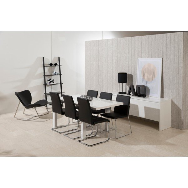 Черен рафт 63x183 cm Writex - Actona-image-1