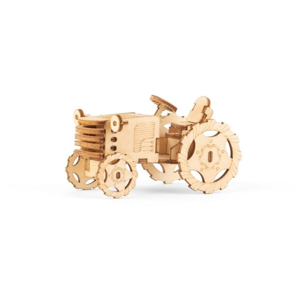 3D дървен пъзел с мотив на трактор Трактор - Kikkerland