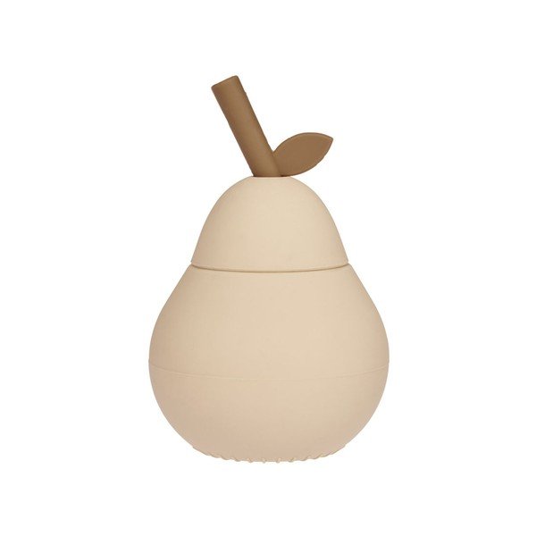 Кремава силиконова детска чаша Pear – OYOY Mini