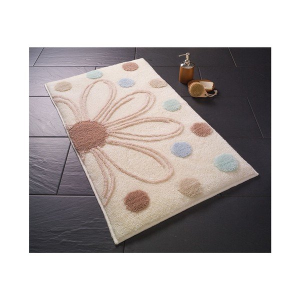Světle béžová předložka do koupelny Confetti Bathmats, 50 x 60 cm-image-1