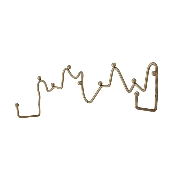 Метална стенна закачалка в златист цвят Blu – Bloomingville-image-1