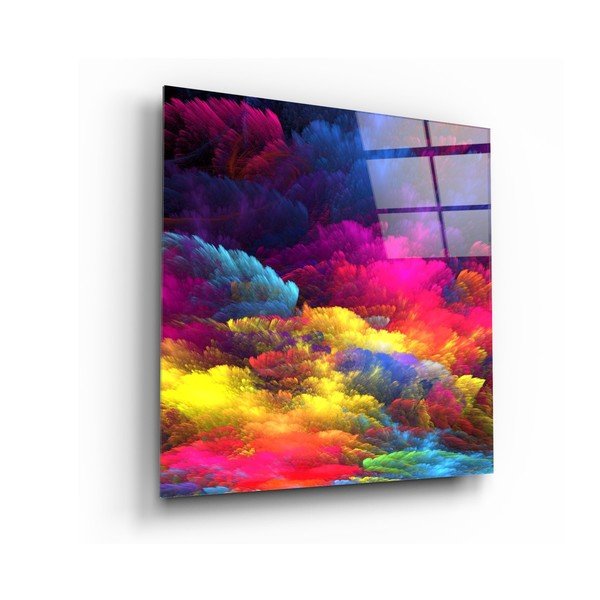 Картина върху стъкло , 40 x 40 cm Color Burst - Insigne
