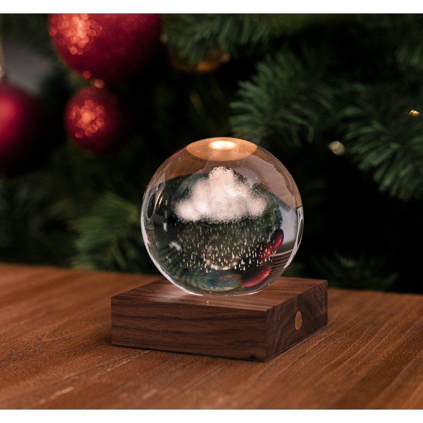 Тъмнокафява светлинна декорация с USB Amber – Gingko-image-4