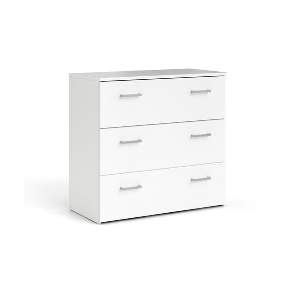 Бял нисък скрин 74x70 cm Space – Tvilum-image-2