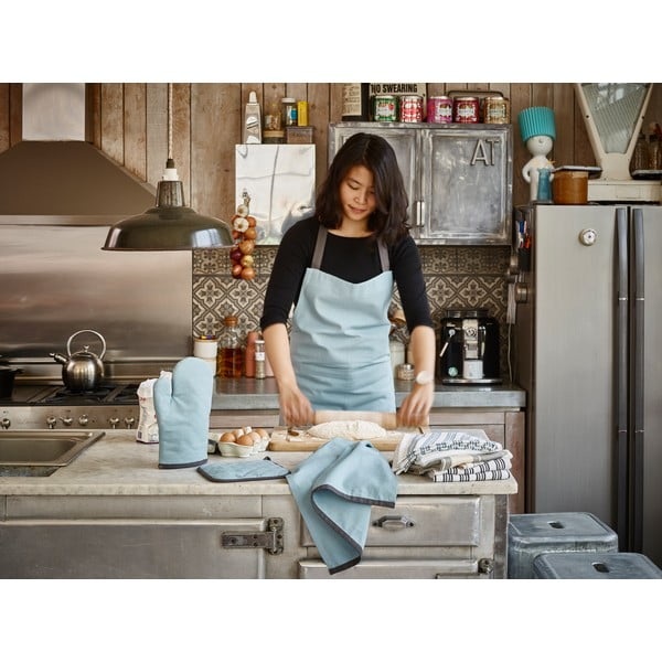 Синя памучна кухненска ръкавица Fuji - Tiseco Home Studio-image-1