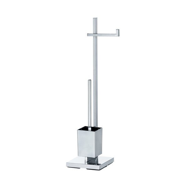 Стойка за тоалетна хартия с четка за тоалетна Quadro - Wenko-image-2