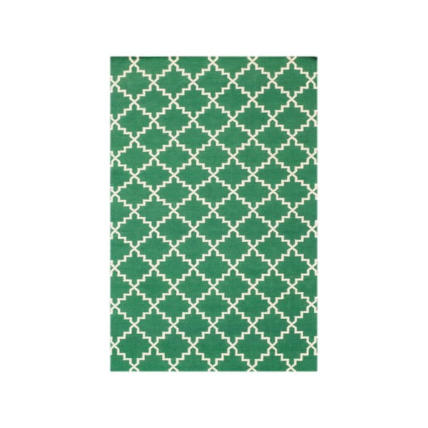 Vlněný koberec Eugenie Green, 200x140 cm