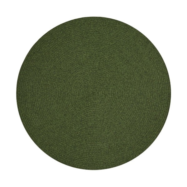 Зелен кръгъл външен килим ø 200 cm - NORTHRUGS