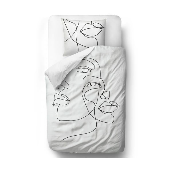 Спално бельо от памучен сатен , 135 x 200 cm Infinity - Butter Kings