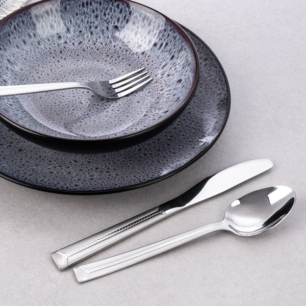 Прибори за хранене от неръждаема стомана в сребрист цвят 24 бр. Bright – Orion-image-1