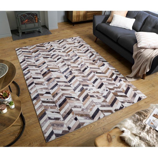 Кафяв килим , 160 x 230 cm Jesse - Flair Rugs-image-4