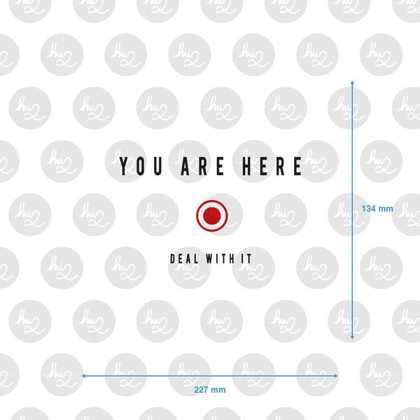 Samolepka You Are Here Small-image-2