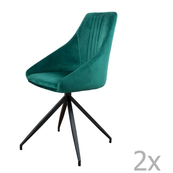 Тъмнозелен стол Marlene - 360 Living