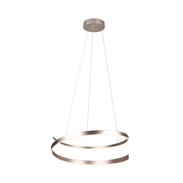 Сиво LED висящо осветително тяло с гласово управление/ управление чрез мобилно приложение с метален абажур ø 75 cm Cinardi – CINQUE-image-2