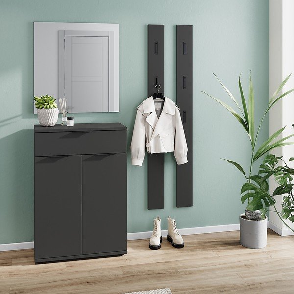 Антрацитен комплект за коридор Stanton - Germania-image-1