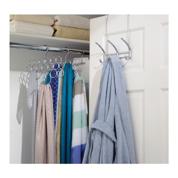 Висяща метална закачалка за шалове и кърпи Axis – iDesign-image-3