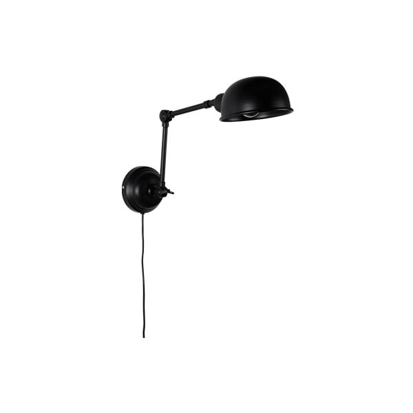 Черна стенна лампа Maarten - White Label