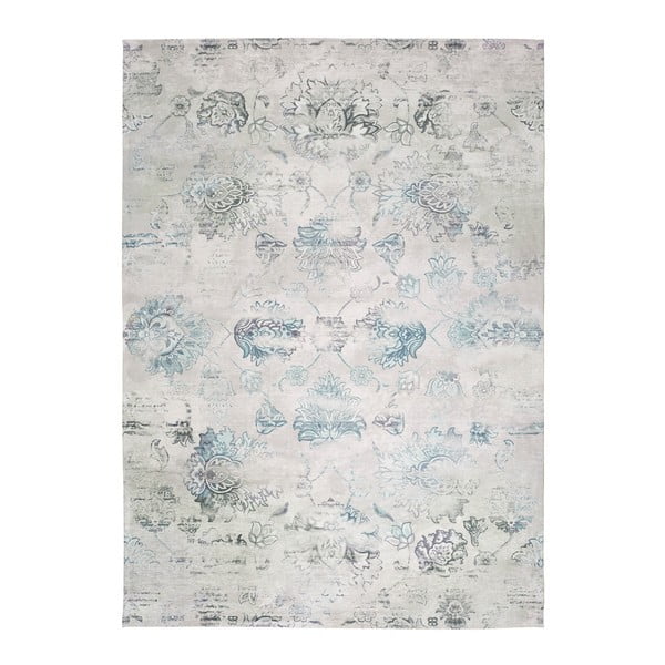 Šedý koberec s příměsí bavlny Universal Chenile Gris, 80 x 150 cm