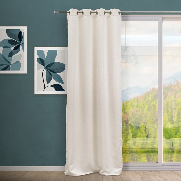 Бежово-златисто перде от жакард 140x260 cm Lluvia – Casa Selección-image-1