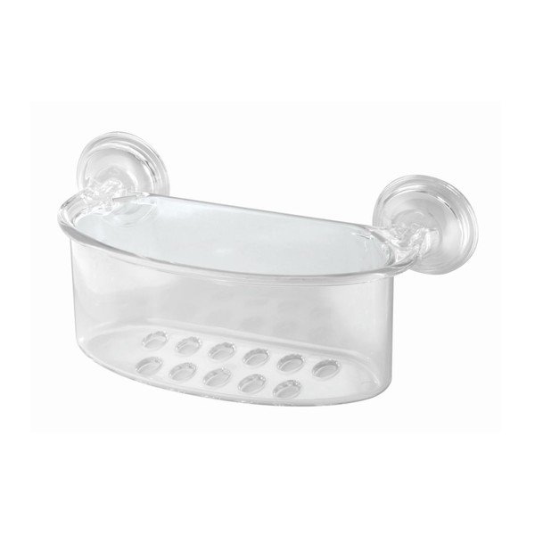 Transparentní samodržící košík iDesign Shower Basket