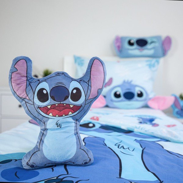 Детска възглавница от флийс 30x35 cm Lilo and Stitch – Jerry Fabrics-image-1
