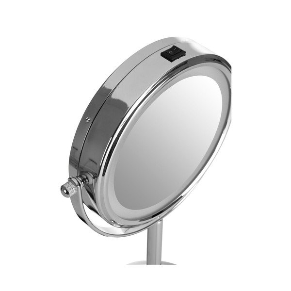 Козметично огледало със светлина/увеличително (увеличение 2x) ø 15 cm Cassini – Premier Housewares-image-4