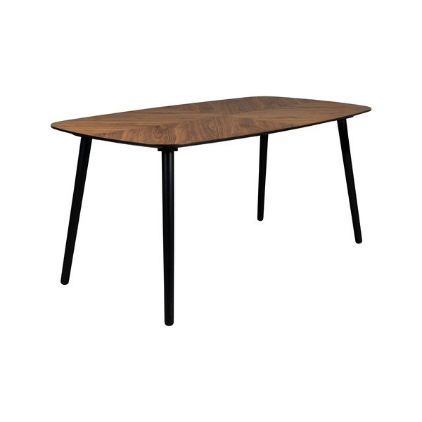 Трапезна маса с орехов плот 90x165 cm Clover - Dutchbone-image-2