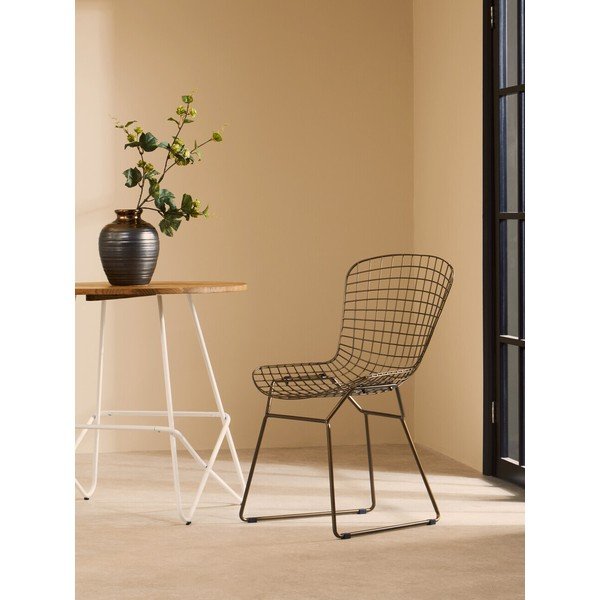 Метален трапезен стол в бронзов цвят District – Premier Housewares-image-1