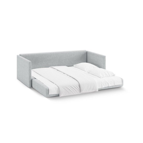 Светлосив шенилов сгъваем диван 209 cm Shannon – Cosmopolitan Design-image-3