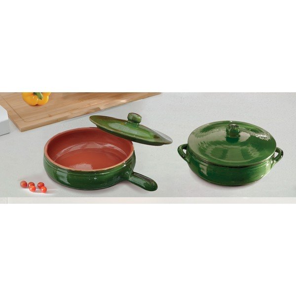 Керамично гърне с капак 2 l – Brandani-image-1