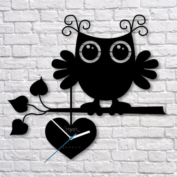 Nástěnné hodiny Owl Clock