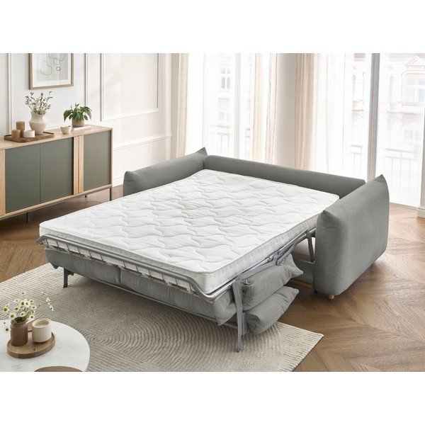 Сив сгъваем диван 234 cm Ernest – Bobochic Paris-image-1