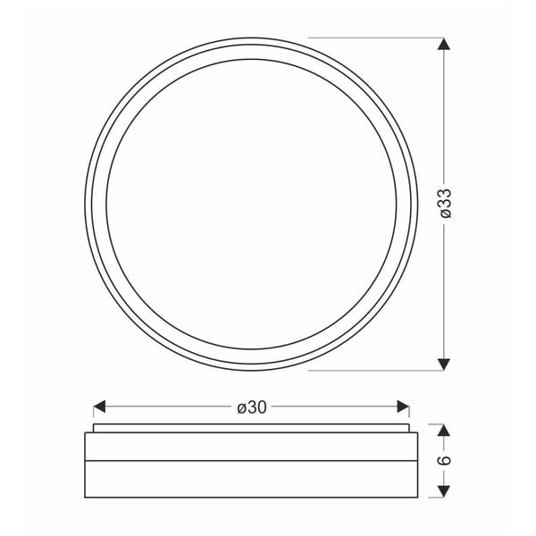 Светодиодна лампа за таван в бяло-златисто ø 33 cm Florida - Candellux Lighting-image-3